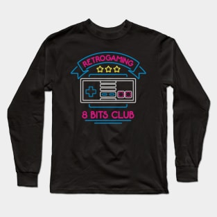 Retrogaming 8 bits Long Sleeve T-Shirt